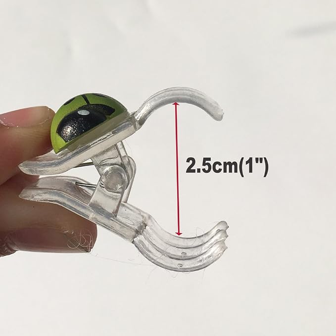 vtete 30 pcs Lady Bugs orquídea Clips y Clips de Spike Garden ...