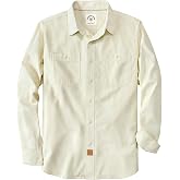 Dubinik&reg; Chambray Shirt Men Cotton Mens Long Sleeve Button Down Shirts | Lightweight, Soft, Comfortable, Casual, Work, Breathable, 2 Pockets, Regular Fit, Vintage, Spring, Summer, Fall, Winter