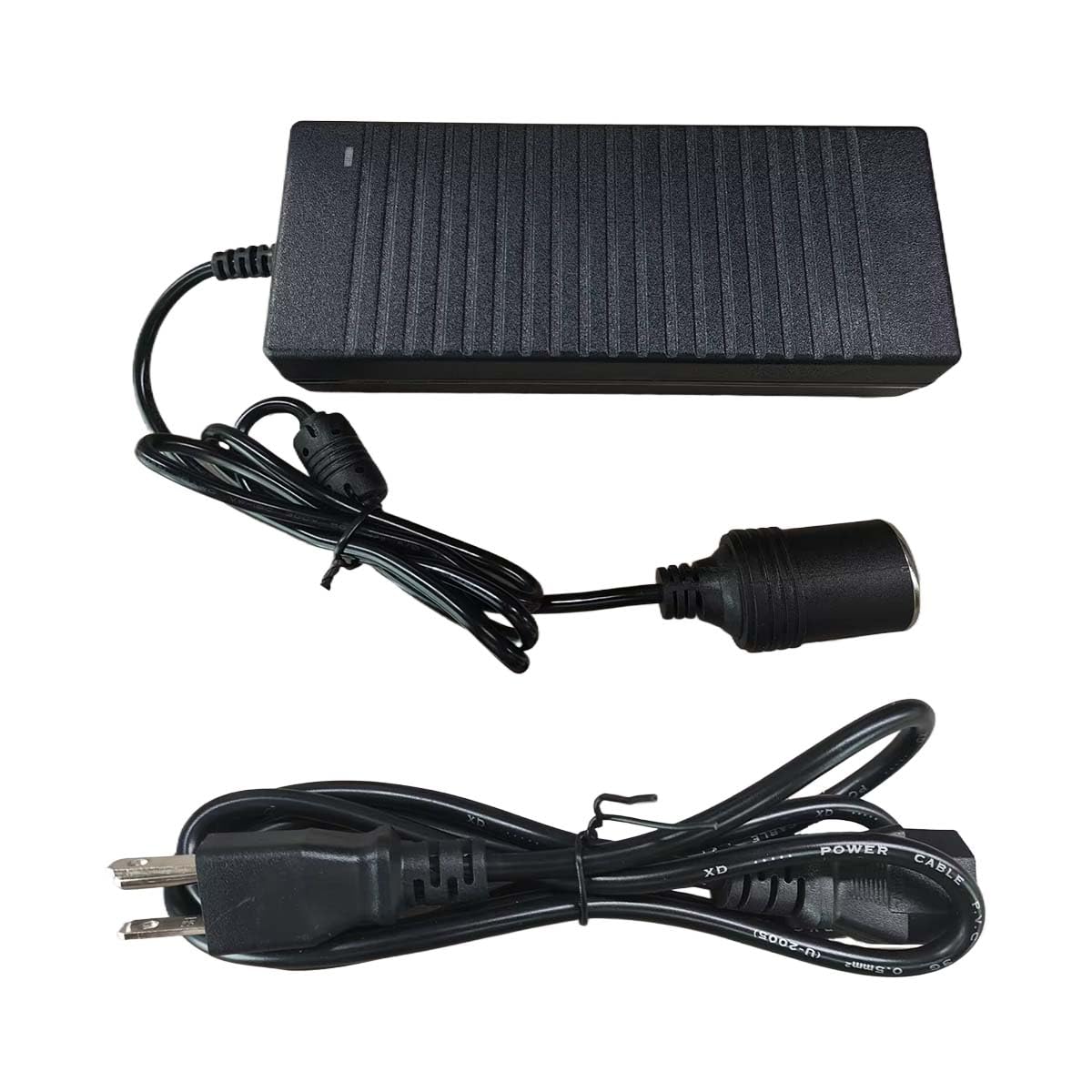 Photo 1 of 120W AC to DC Converter, 100-240V to DC 12V 10A Cigarette Lighter Socket, Wall Plug Socket Power Supply Adapter, Universal for Car Fan, Inflator Pump, Refrigerator, Vacuum Cleaner (3-pin)