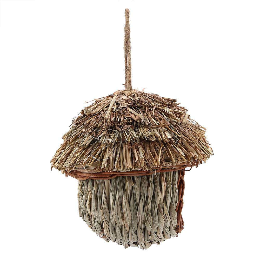Handcraft Bird House Woven Straw Bird House Cage Light Weight