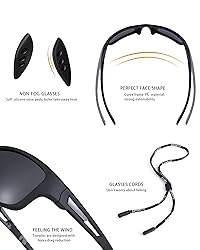 Pro Acme Polarized Sport Sunglasses for Men Women