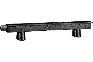 Grinsvalley 14 Inch Cast Iron Gas Log Burner Starter for Natural Gas Only