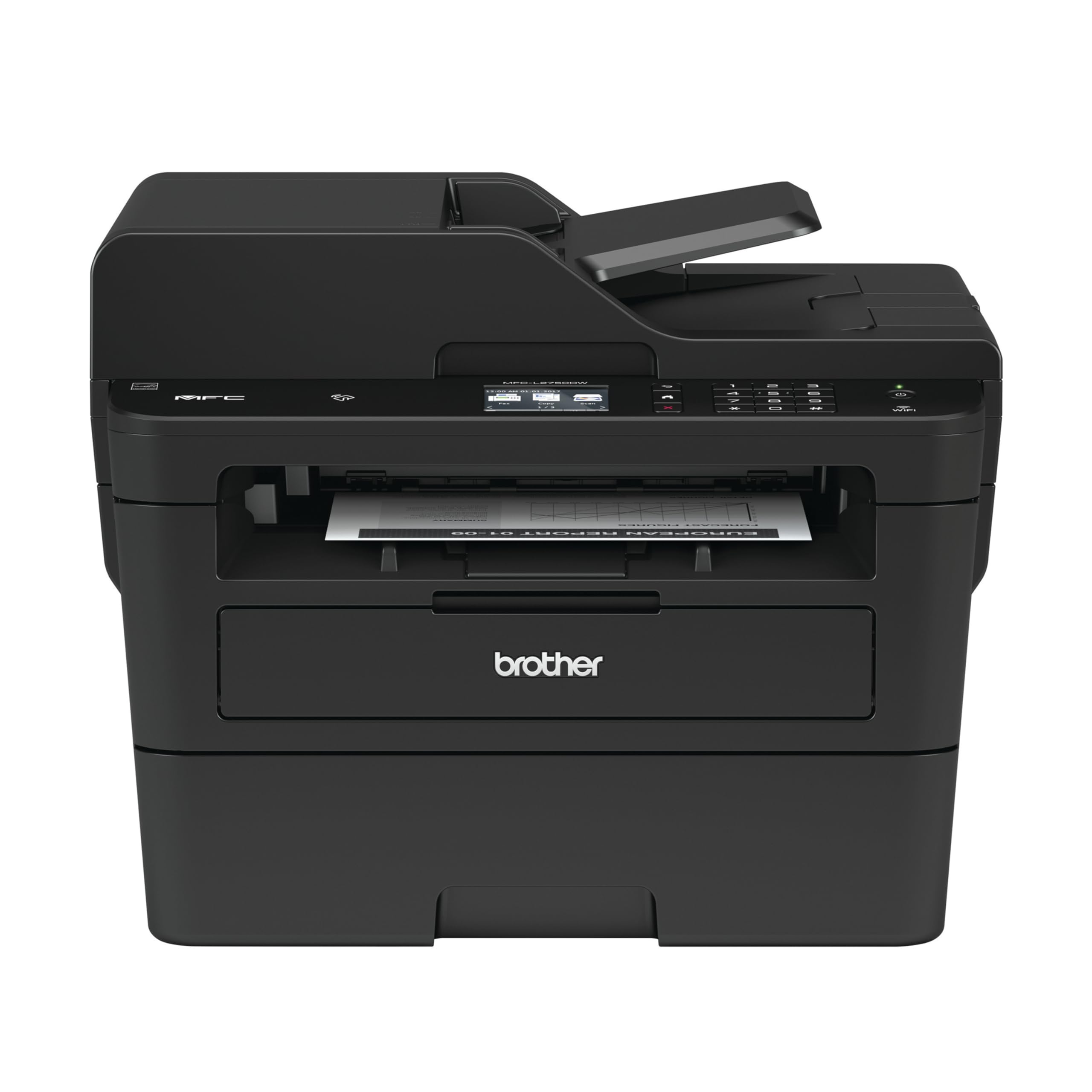 Brother MFCL2750DW Monochrome All-in-One Wireless Laser Printer, Duplex Copy & Scan, with Refresh Subscription Free Trial and Amazon Dash Replenishment Ready