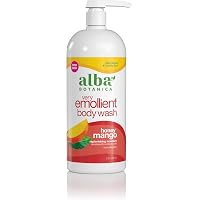 Alba Botanica Very Emollient Body Wash, Honey Mango, 32 Oz (Packaging May Vary)