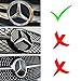 iJDMTOY Xenon White LED Illuminated Base Mercedes A C E R ML GL GLA CLA CLS Class Front Grille (No Emblem Included!)