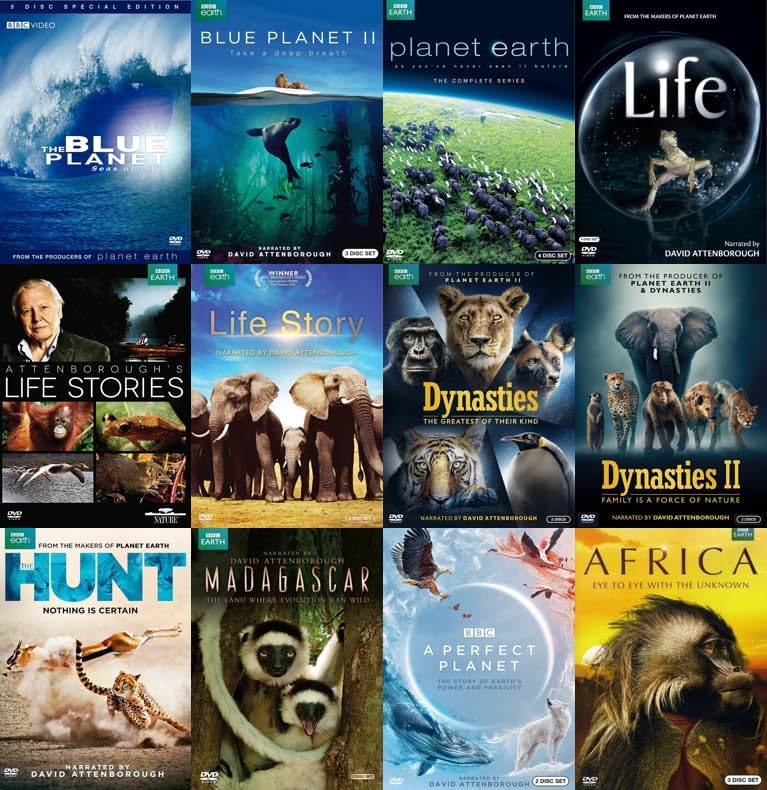 Amazon.com: David Attenborough 9-Volume BBC Earth Blu-ray