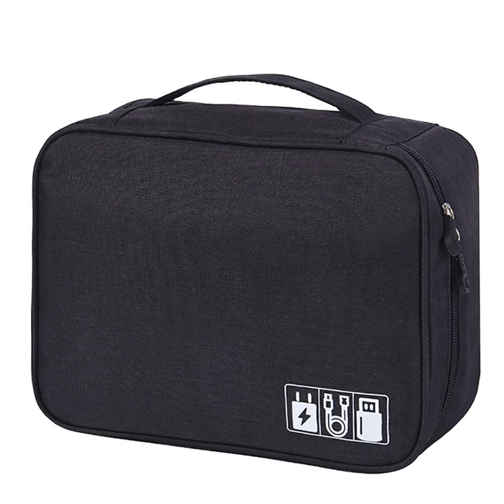 Electronics Accessories Carry Bag, Waterproof Travel Gadget Organiser