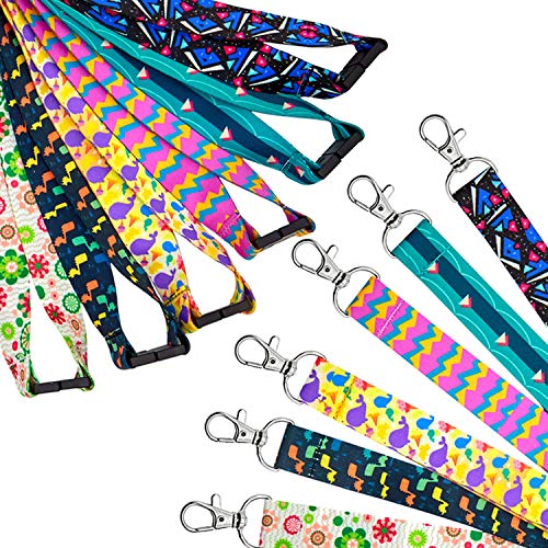 Lanyard with ID Badge Holder Vertical lanyards for Keys Women Kids Cruise Ship Card id Badges Holder YOUOWO Hall Pass Lanyards Cruise Lanyards Breakaway Safety Quick Release Office Neck Safety Lanyard