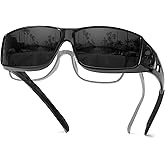 TJUTR Polarized Sunglasses Over Glasses for Men Women, UV Protection Shades Over Prescription Eyeglasses Sun Glasses