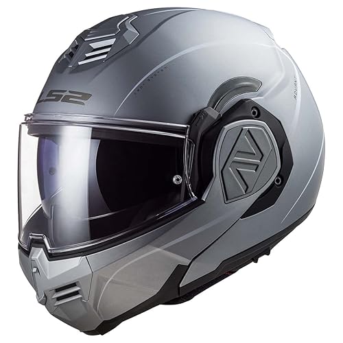 LS2 Helmets Advant Modular Helmet (Special Matte Silver 2X-Large