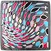 corciova Designer Satin Women's Big Square Neck Scarf Headscarfs 90 x 90 cm Geometric Gray