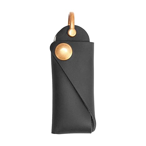 Turbosnail Minimalist Key Holder, Leather Key Fob, Key Organizer