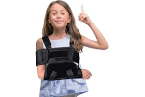 DouHeal Kids Arm Sling, Medical, Breathable, Soft & Comfort, Adjustable, Children Pediatric Rotator Cuff, Elbow Support for Broken, Fractured Arm & Shoulder Injury, Immobilizer Band
