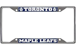 FANMATS NHL Unisex-Adult Chrome Metal License Plate Frame