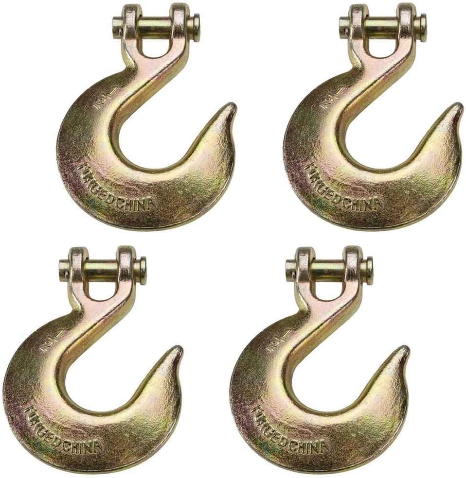 1/2 Inch Grade 70 Clevis Slip Hook 4 Pack Home Improvement