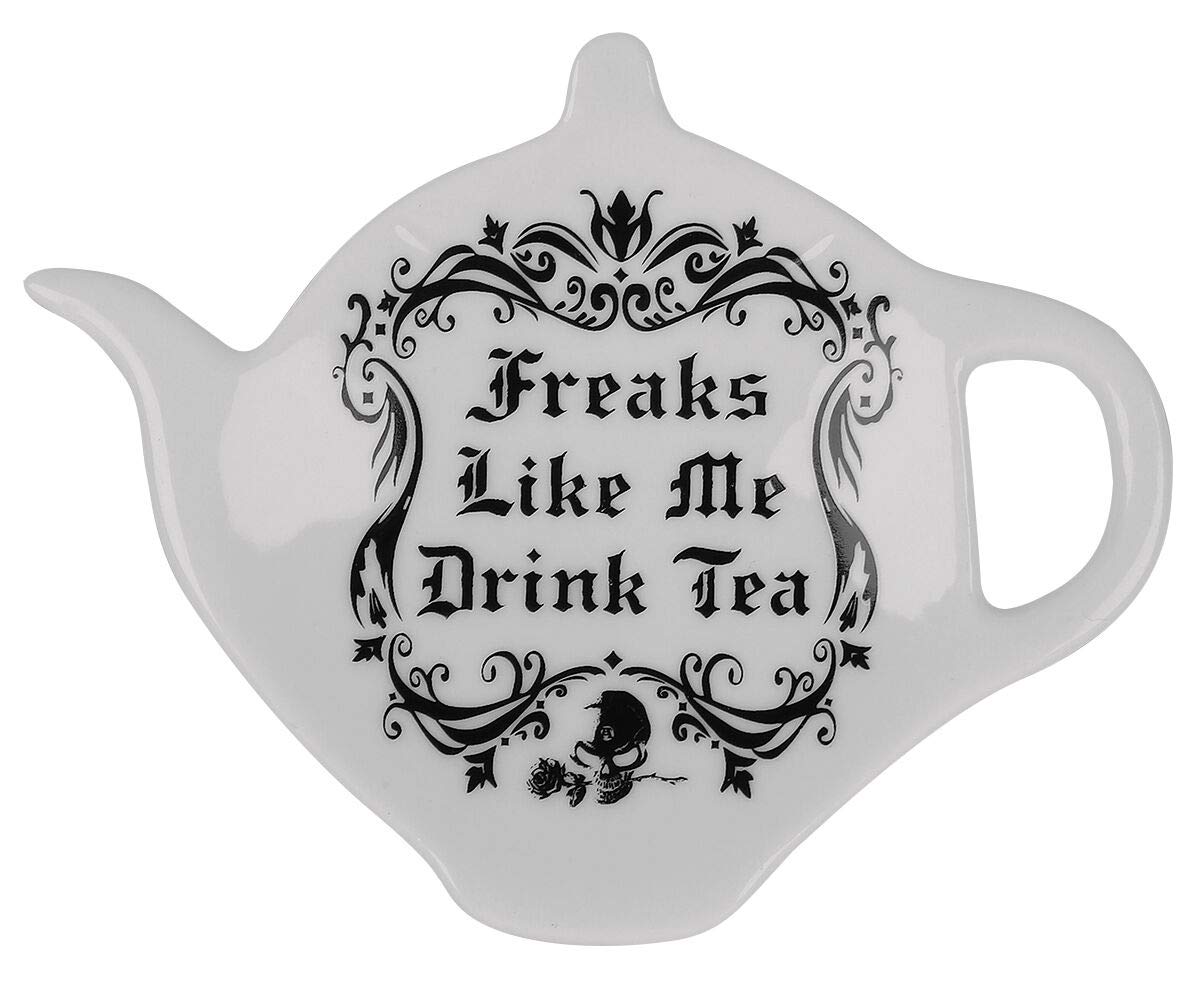 Alchemy Gothic Freaks Like Me Drink Tea: Tea Spoon Holder/Rest
