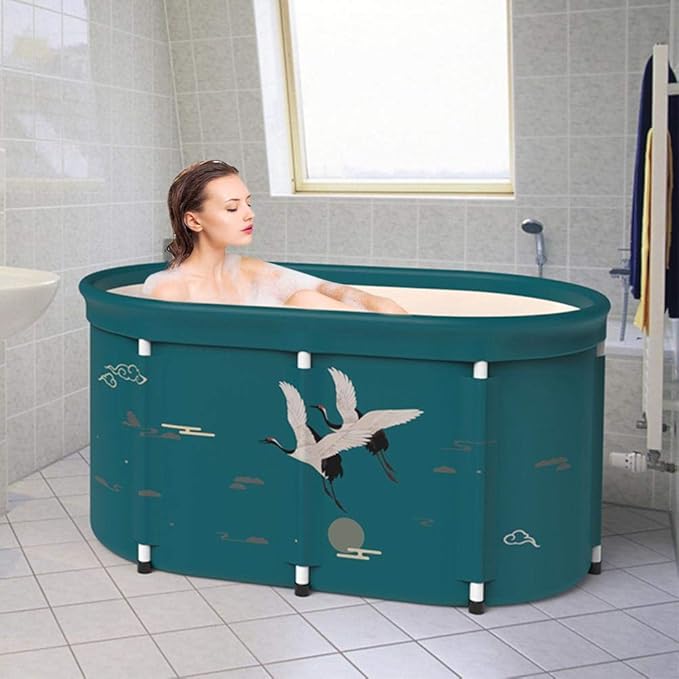 Amazon.com: zitong Portable Foldable Bathtub, 80-100cm Separate Family