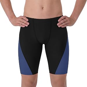 JoyMotion Boys Swim Jammers Racing Swimsuit | Competitive Racing Fit, Youth Swim Trunks, UPF 50+, Built in Waist, Quick Dry,