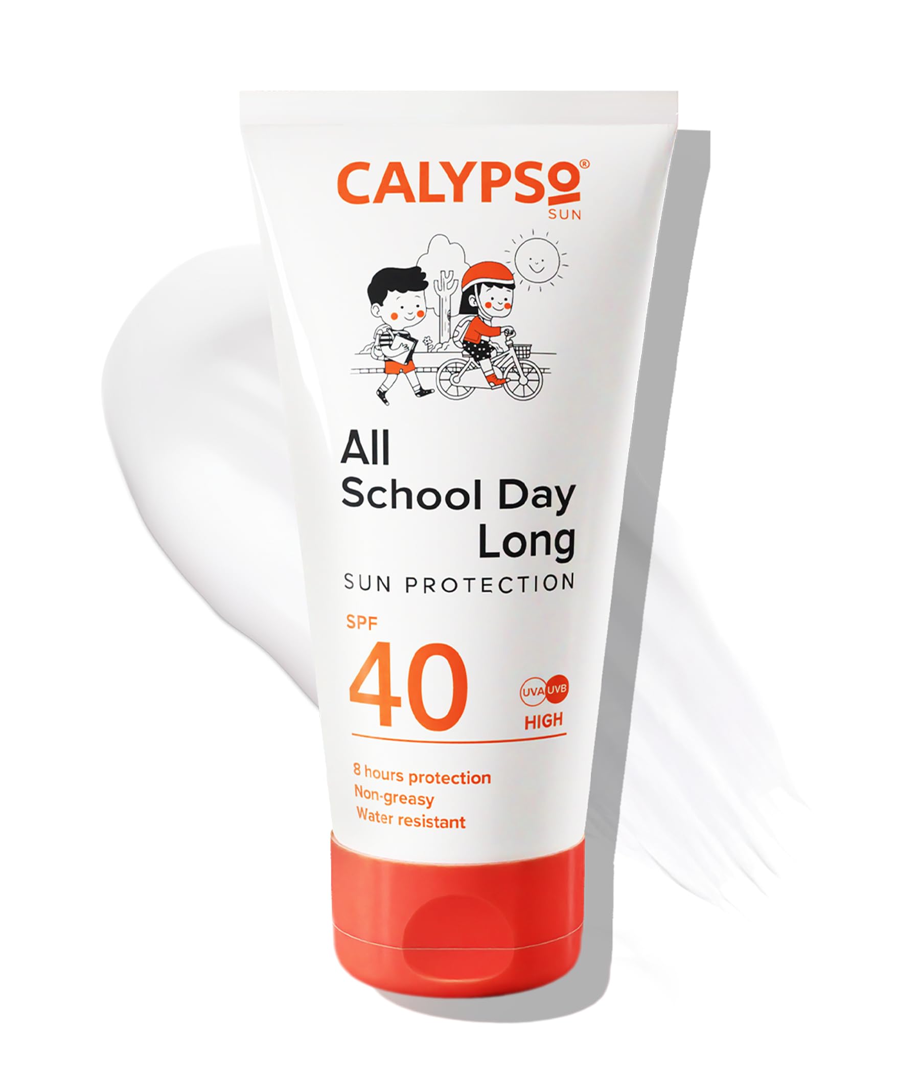 Calypso All School Day Long Sun Lotion SPF 40 | 150ml | Water Resistant Sunscreen