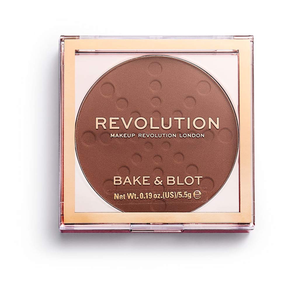 Makeup Revolution Bake & Blot Setting Powder - Deep Dark