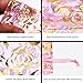 SumDirect Rose Drawstring Organza Bags - 60Pcs 4×5 Inches Mixed Color Rose Sheer Jewelry Gift Bags, Small Mesh Valentine Bags for Wedding Party Festival