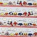 SheetWorld Fitted Pack N Play (Graco Square Playard) Sheet - Fun Train Tracks - Made in USA