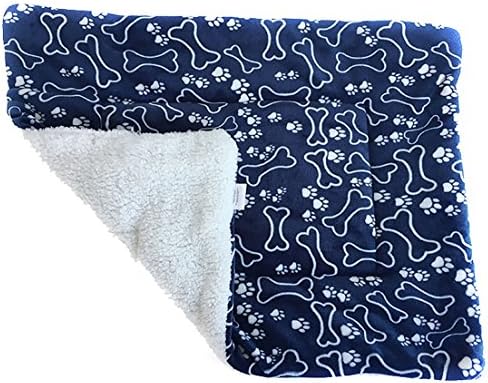LissomPlume Soft Pet Cushion Sleeper Mat Dog Cat Animal Warm Bed House Blanket Pillow 42cm x 55cm Bone