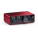 Focusrite Scarlett Solo 4th Gen USB Audio Interface, for the Guitarist, Vocalist, or Producer — High-Fidelity, Studio Quality