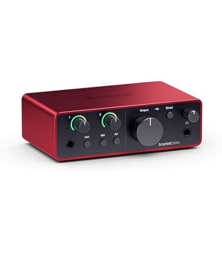 Amazon.com: Scarlett 2i2 4th Gen USB Audio Interface w/Buhne XLR10