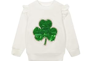 RETSUGO Toddler Baby Girls Sweatshirts Casual Pullover Crewneck Winter Long Sleeve Tops Shirts Clothes 3T-8T