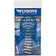 FLYBOYS Checklist Rings - 10 Pack (1.75 in Diameter) (Blue)