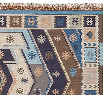 Amazon De Persian Fresh Gianna Indigo Recycling Garn Kelim