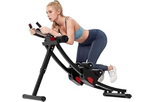 Fitnzoby Ab machine, workout equipment for Home Gym Strength Training, Ab workout equipment, AB machine for stomach workout, Foldable abdominal trainer for Men and Women exercise
