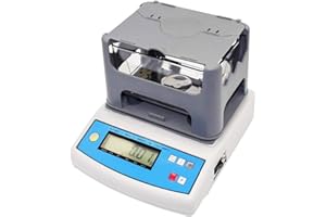 Solid Density Meter,Electronic Solids Densimeter,High-Precision Metal Purity Analyzer,0.001g~300g Plastic Rubber Density Mete