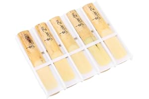 Soprano Saxophone Reeds, 10pcs Plastic 2.5 Saxophone Reed Saxophone Accessory for Saxophone Beginners