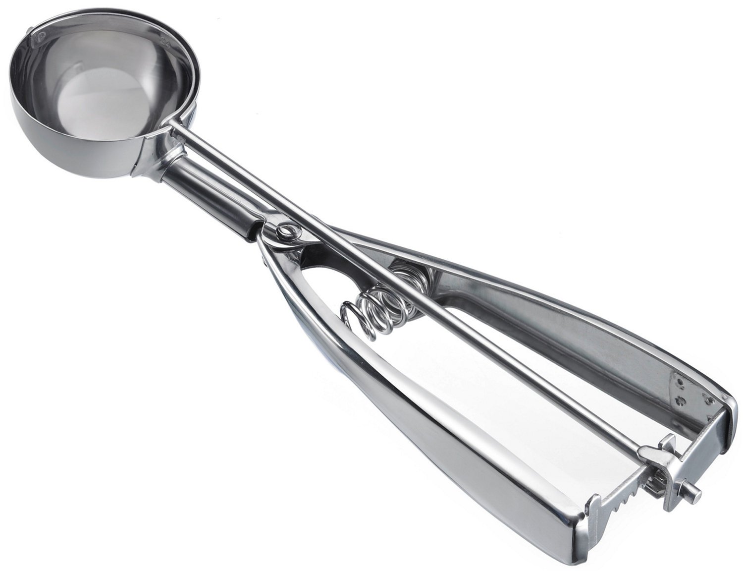 Westmark Ice Cream Scoop, with pincer grip, length: 21.8 cm, stainless steel, Profi, silver, 62942270