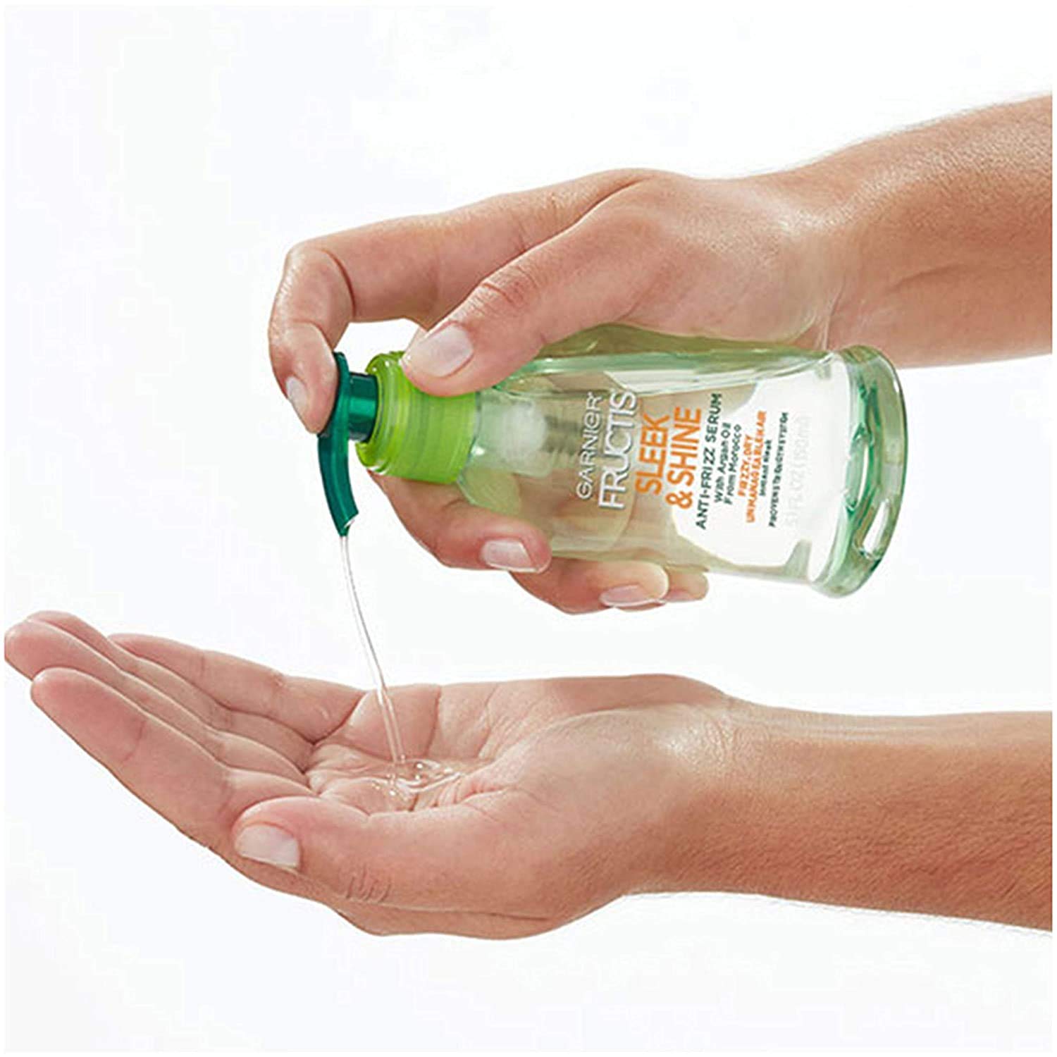 Garnier Fructis Sleek & Shine Anti-Frizz Serum, Frizzy, Dry, Unmanageable Hair, 5.1 fl. oz.: Beauty