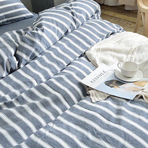 F.Y.Dreams 100 Washed Cotton Duvet Cover for Weighted Blanket 48x72