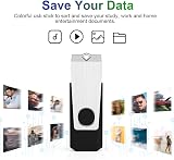 KEXIN 16GB USB Flash Drive 5 Pack Swivel USB Memory Stick with LED Light view 3