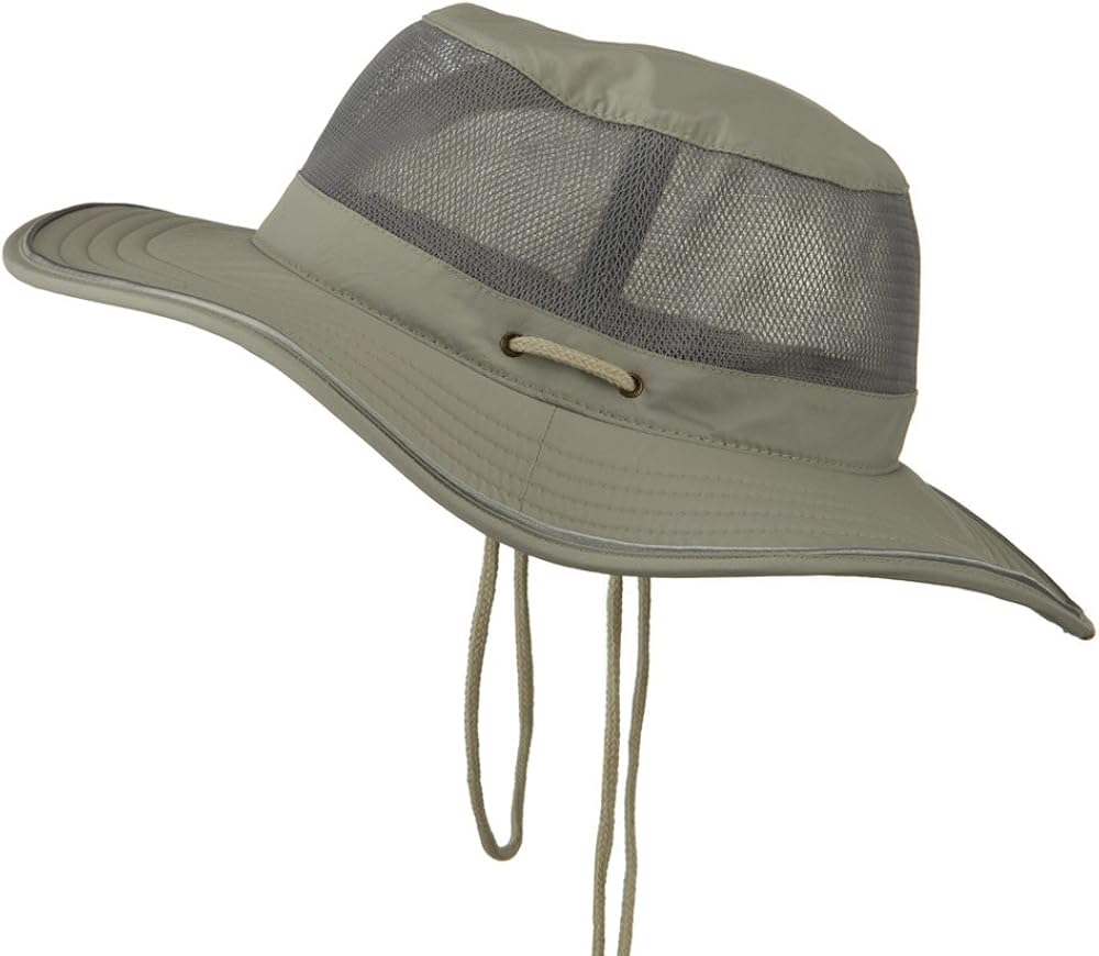 e4Hats Big Size Talson UV Mesh Bucket Hat at  Women’s Clothing store