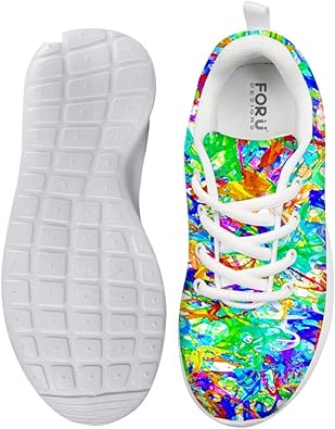 colorful kids sneakers