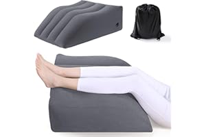 Leg Elevation Pillow,Inflatable Wedge Pillows,Comfort Leg Pillows for Sleeping,Improve Circulataion and Reduce Swelling,Impro