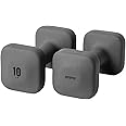 WeGym SafeGrip Dumbbells, Anti-Slip, Anti-Roll, Thick Handles, Free Weights, Square Dumbbells for Secure Workouts at Home, Weightlifting, and Personal Training