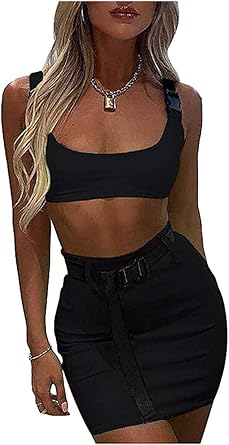 two piece outfits skirt