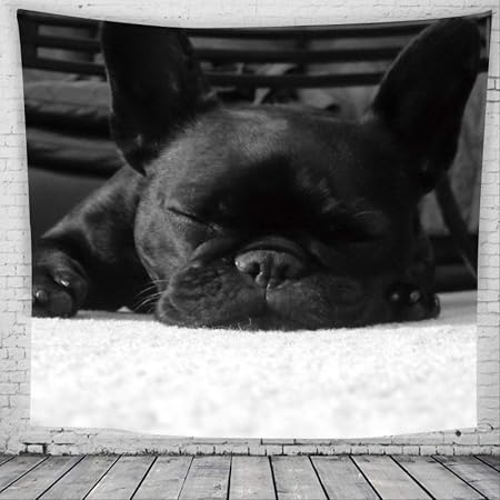 Tapisserie Murales Dessin Animé Chien Tapisseries Animaux