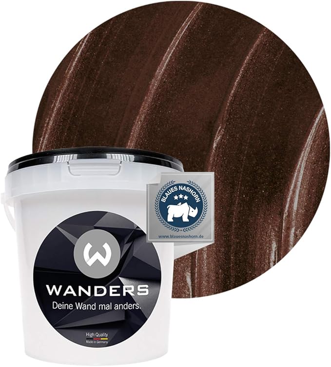 Wanders24 Metallic Look (1 Liter, Chocolate Brown) SpecialEffect Paint