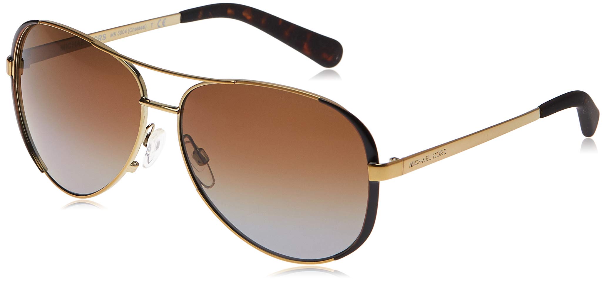 Michael Kors Chelsea Aviator Sunglasses 59mm Gold eBay