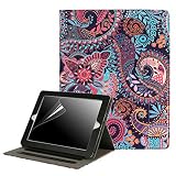 HDE Case for iPad 2 3 4 Leather Case with Screen Protector - Professional Folio Cover with Smart Magnetic Closure, Multiple Viewing Angles and Pocket for Apple iPad 2nd 3rd 4th Generation (Paisley)