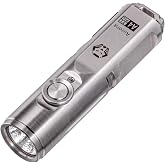 RovyVon A4 Pro Titanium Keychain Flashlight 650 Lumens USB C Rechargeable | 5 Illumination Modes, Mini Size EDC Light With Magnetic Clip for Everyday Carry, Hiking, Dog Walking, Close-in Work