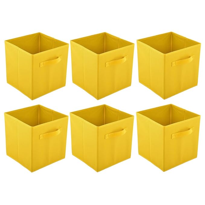 6pcs Aufbewahrungsboxen, Aufbewahrungsbox aus Stoff einfach nicht